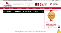 Desktop Screenshot of naehmaschinen-paradies.de